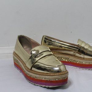ALDO Golden wedge sneakers